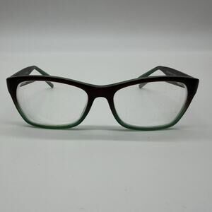 Enhance 4098 Eyeglasses Womens 54-17-145 Black Green Fade Optical Frames Only